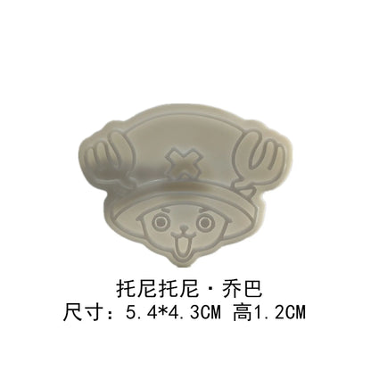 One Piece Cookie Cutter Set | Luffy & Zoro Biscuit Moulds for Fun Baking