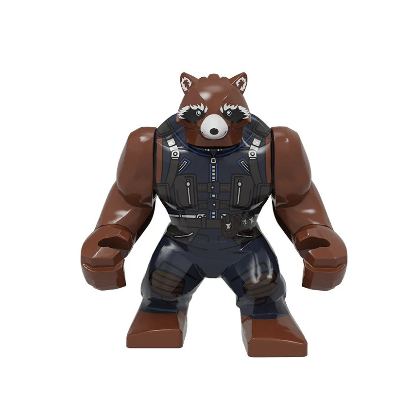 New Marvel 3D superhero characters large model building blocks assembly toys children's birthday gifts boys girl
