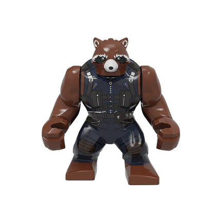 New Marvel 3D superhero characters large model building blocks assembly toys children's birthday gifts boys girl