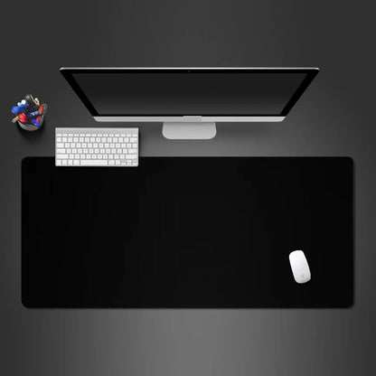 All Black Mouse Pad Water Proof Gaming Accessories Mause Ped 40x45 40x90CM Computer Desks Table Cushion Office Carpet Playmat