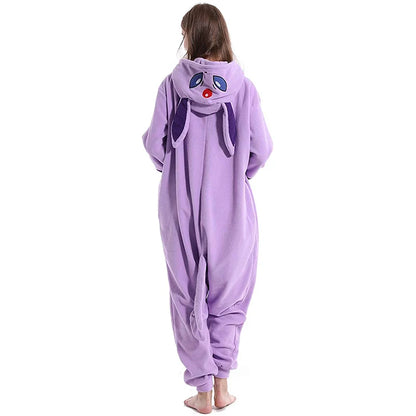 Espeon Pokémon Onesie - Cosplay Pajamas for Halloween, Christmas & Pajama Parties