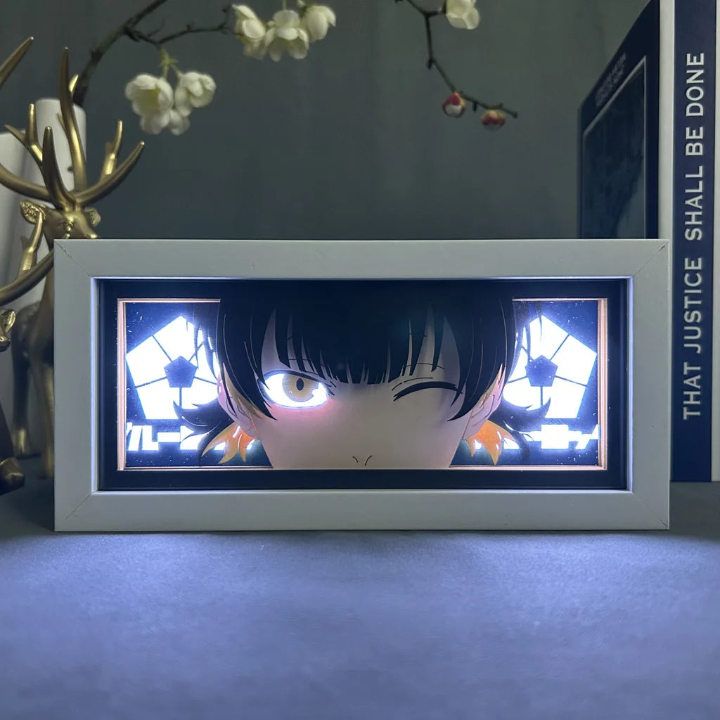 Anime LED Night Light – Haikyuu!!, Blue Lock & Demon Slayer Lamp