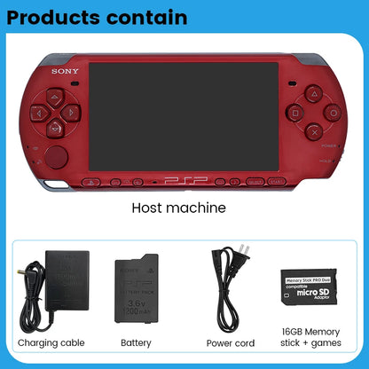 Original PlayStation psp 3000 Handheld Game Console (PSP-3006) PSP3000 Game Console Including games(Recondition) No UMD function
