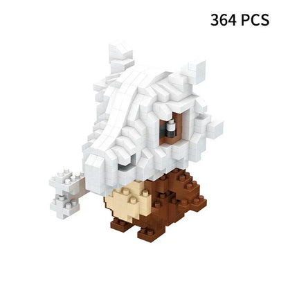 Blocks Small Cartoon Mini Building Block Pikachu Charizard Eevee Mewtwo Anime Assemble Action Pokemon  Model Dolls Toys