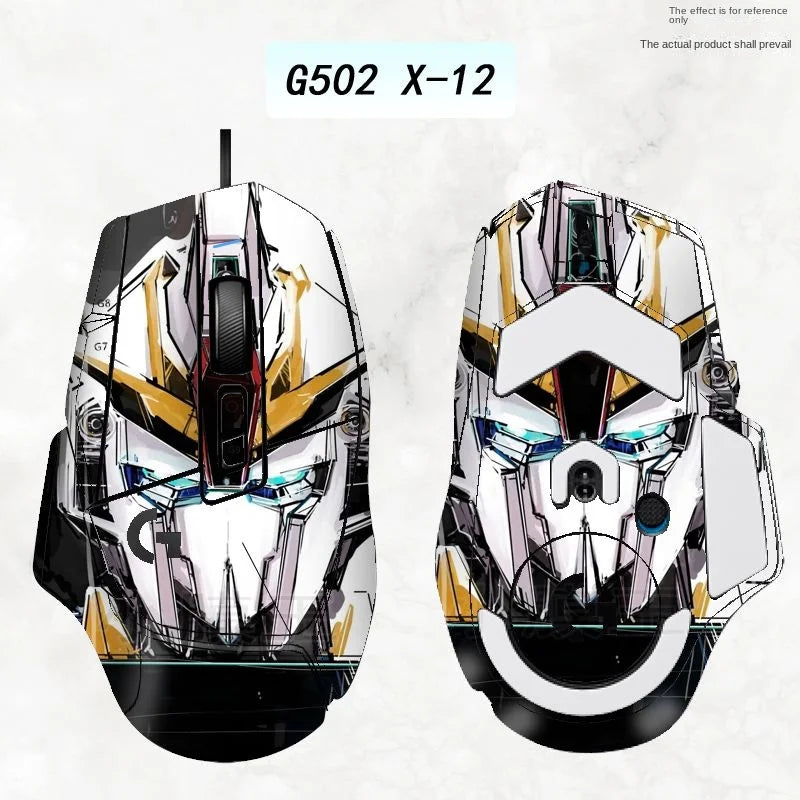 Compatible G502 X PLUS wireless/wired mouse special sticker matte protection custom all-inclusive film replacement accessories