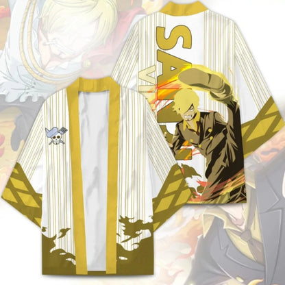 One Piece Cosplay Kimono - Luffy, Zoro, & Ace Cloak Cardigan Robe