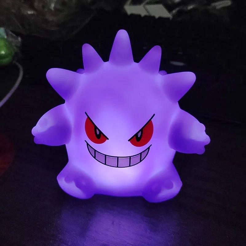 Pokemon Figures Night Light gengar Model Bedside Lamp Demon Doll Halloween Toy Gift Children Creative Collection Glowing Toys