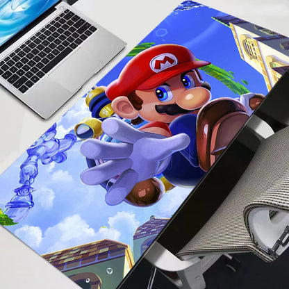 Gamer Desk Mat Super M-mario XXL Mousepads Pc gift Mouse Pad Office Desk Pads Large Mousepad Non-slip  For Computer For LOL