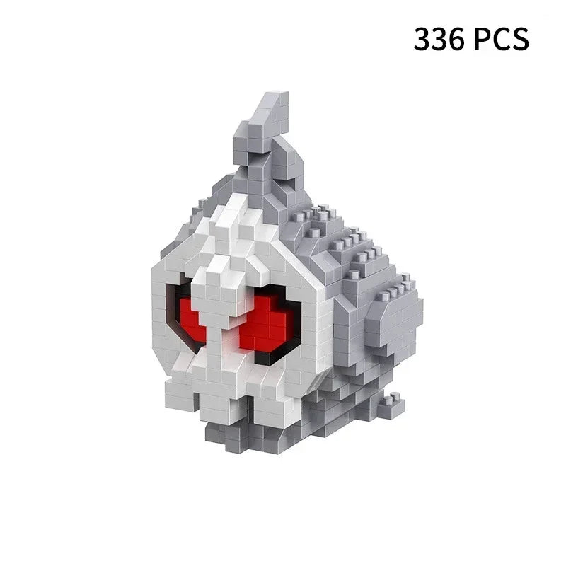 Blocks Small Cartoon Mini Building Block Pikachu Charizard Eevee Mewtwo Anime Assemble Action Pokemon  Model Dolls Toys