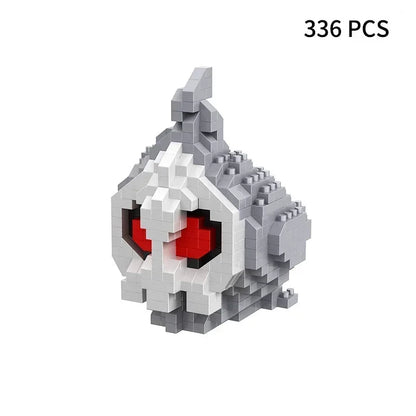 Blocks Small Cartoon Mini Building Block Pikachu Charizard Eevee Mewtwo Anime Assemble Action Pokemon  Model Dolls Toys