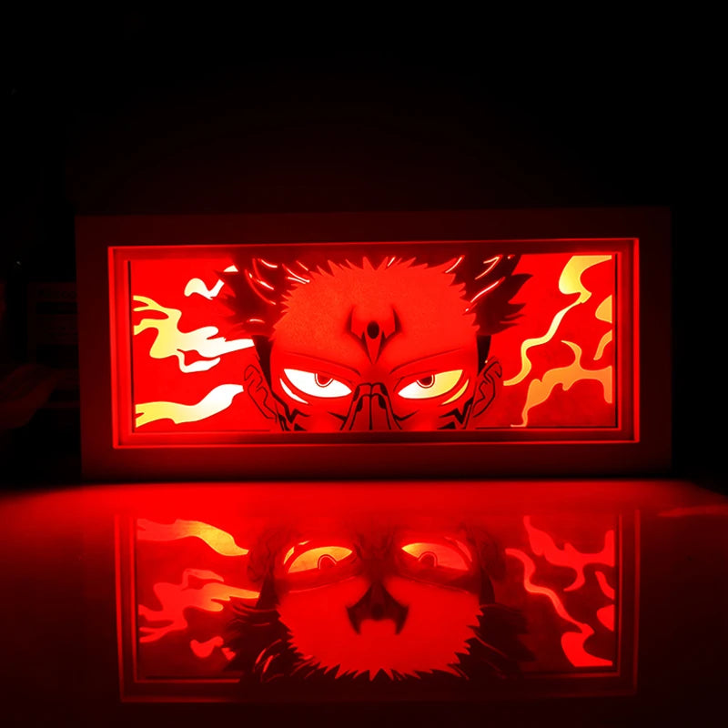 Dragon Ball 3D LED Light Box – Anime Paper-Cut Night Lamp with Remote