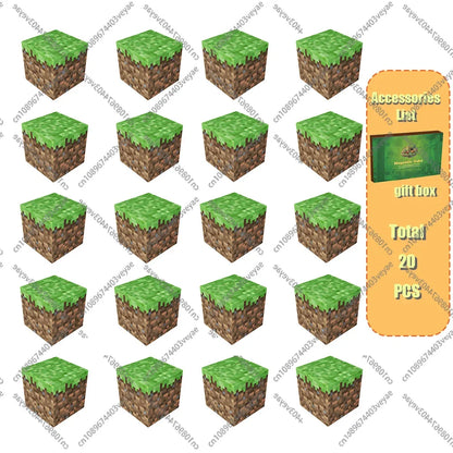 Magnetic Building Blocks Mine World Magnet Cube Set for Boy Girl Kid Age 3+ DIY Model Children Stem STEM Sensory Toy Gift