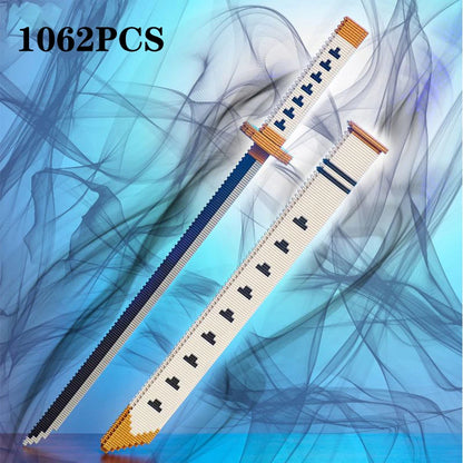 Samurai Sword Building Block Set with Scabbard – DIY Katana Model