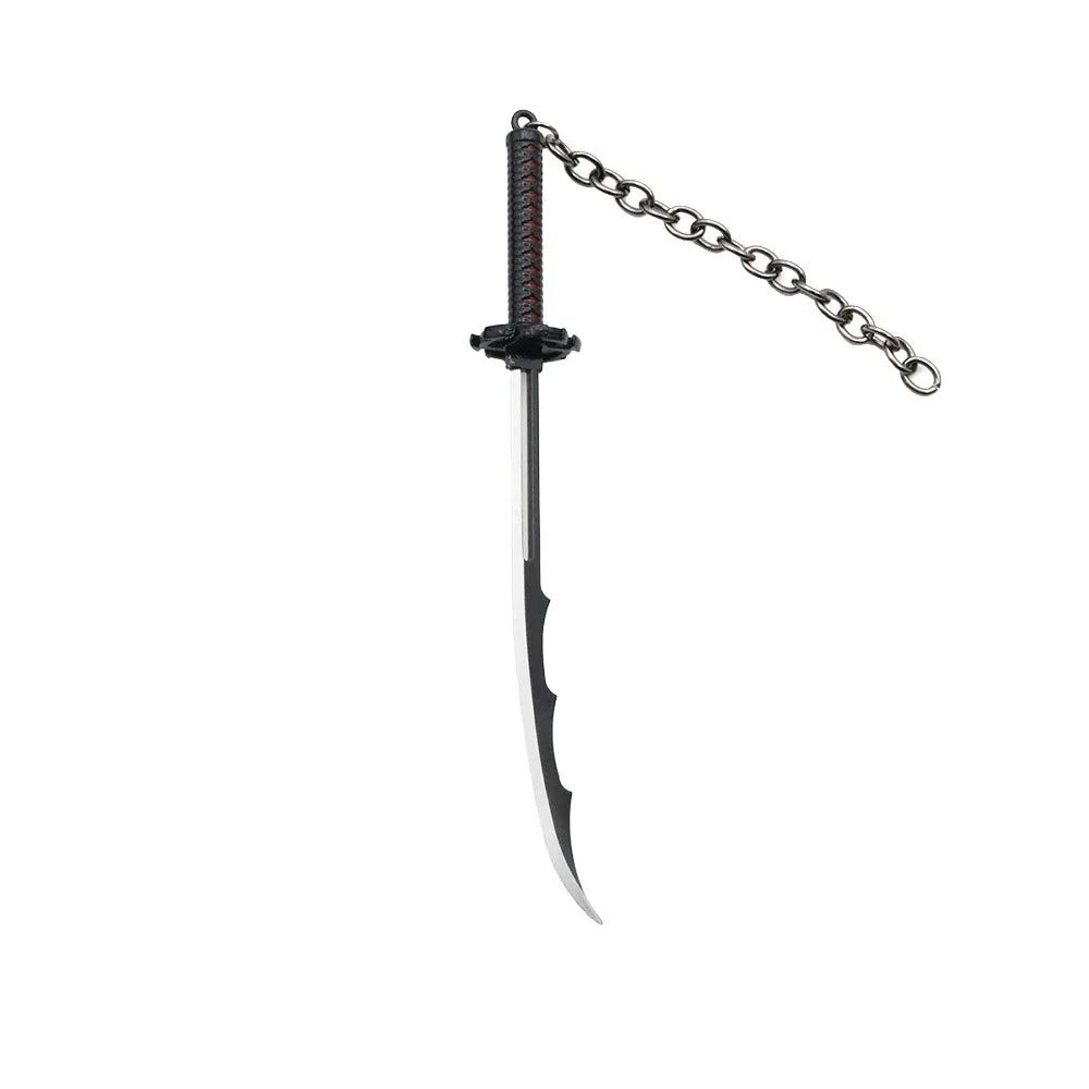 Bleach Anime Keychain – Kurosaki Ichigo & Hitsugaya Katana Keyring