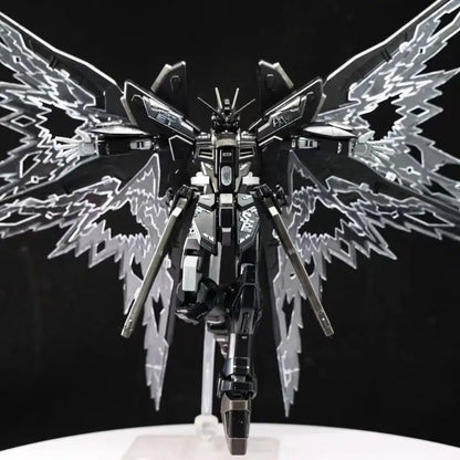 Gaoke HG 1/144 Model Kit ZGMF-X20A  Strike Freedom Midnight Color With Wing Of Light Assembly Action Figures Plastic Model Toy