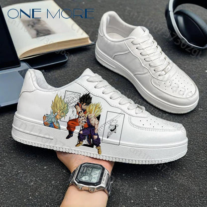 Dragon Ball Cartoon anime around painted graffiti prints men's woman shoes student children's gift
