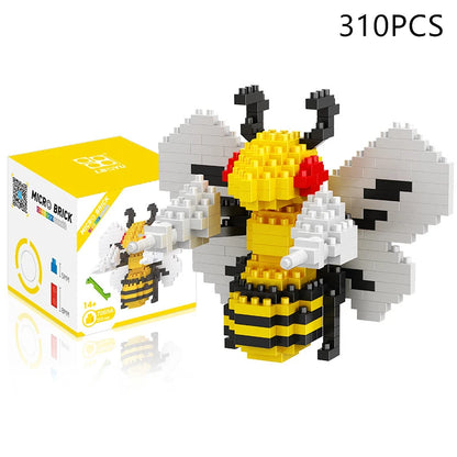 Blocks Small Cartoon Mini Building Block Pikachu Charizard Eevee Mewtwo Anime Assemble Action Pokemon  Model Dolls Toys