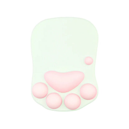 Cute 3D Cat Paw Mouse Pad Soft Silicone Nonslip Mouse Mat For Office & Home Computer & Mac Laptop Gaming Desk Decor Mousepad