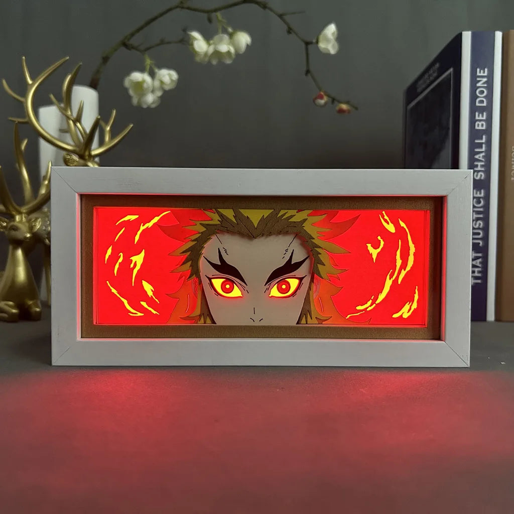 Anime LED Night Light – Demon Slayer, Chainsaw Man & Berserk Lamp