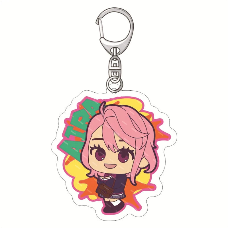 Dandadan Ayase Momo & Takakura Ken Keychain - Anime Acrylic Pendant for Fans