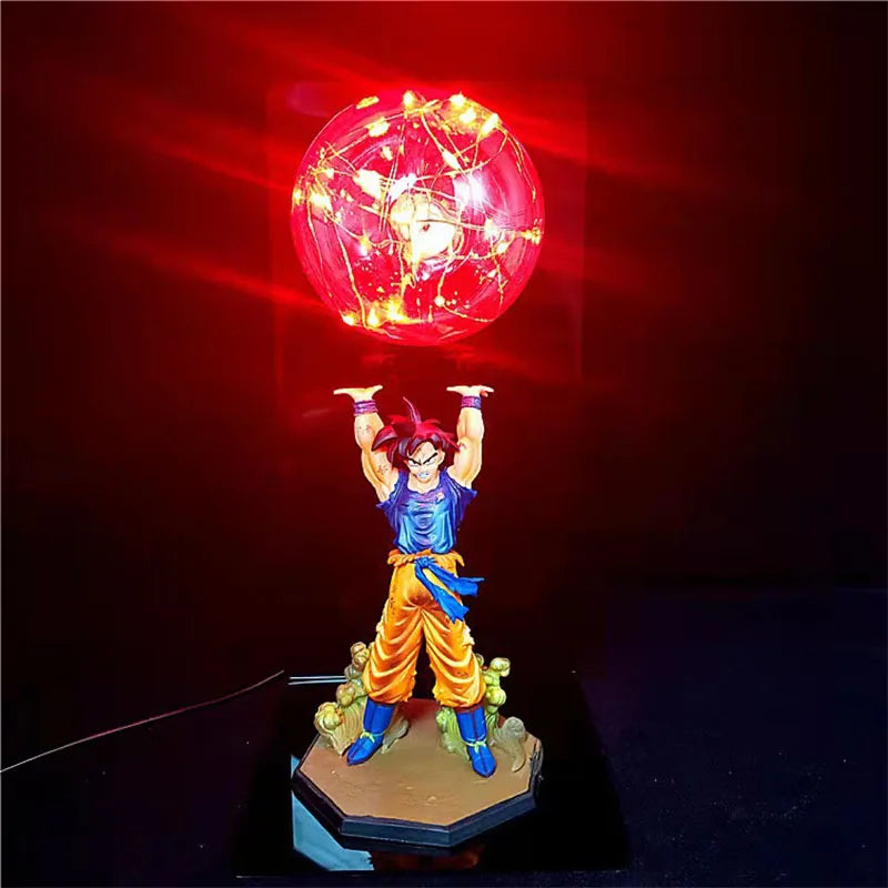 Dragon Ball Z Goku Spirit Bomb LED Lamp – 35cm Action Figure | DBZ Collectible