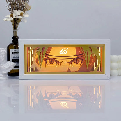 Anime LED Light Box – Manga Paper Carving Desk Lamp for Kids & Collectors