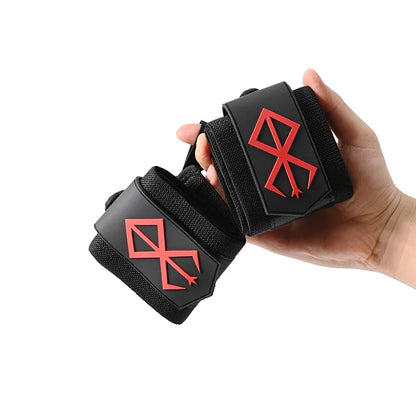 Berserk Anime Wrist Wraps for Gym | Heavy Duty Powerlifting Wrist Support