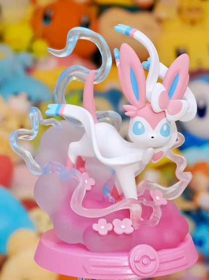 Funism 9 Style Pokemon Eeveelution Espeon Sylveon Glaceon Leafeon Vaporeon Umbreon Flareon Pokémon Model Anime Figure Ornaments