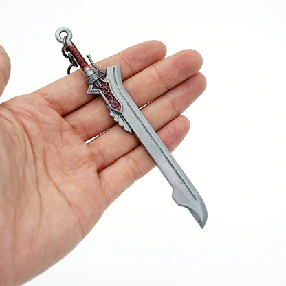 DMC Devil Dante Sword Rebellion Awakening Keychain Game Peripherals May Nero Red Queen Revolver Ebony & White Ivory Cry Keychain