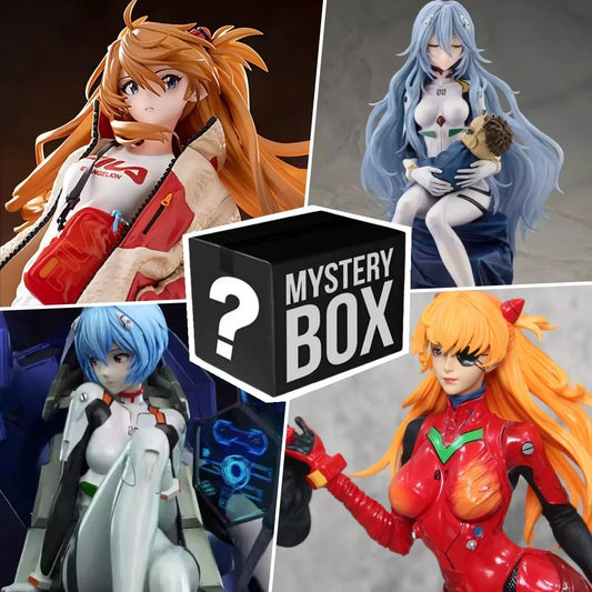EVA Anime Figures Mystery Box 10-30cm NEON GENESIS EVANGELION Surprise Lucky Box Ayanami Rei Asuka Langley Collectible To