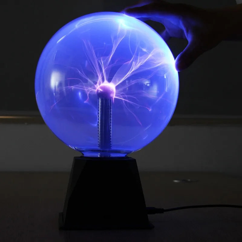 Magic Plasma Ball Lamp Touch Glass LED Night Light Atmosphere Lights Christmas Party Bedroom Decor Kids Birthday Gift Toy