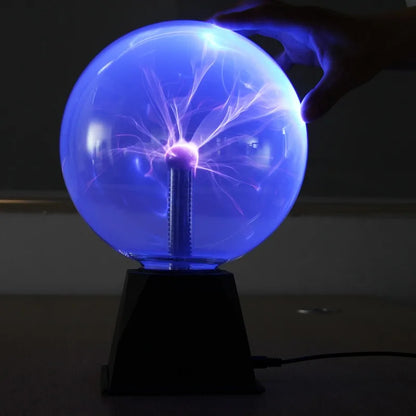 Magic Plasma Ball Lamp Touch Glass LED Night Light Atmosphere Lights Christmas Party Bedroom Decor Kids Birthday Gift Toy