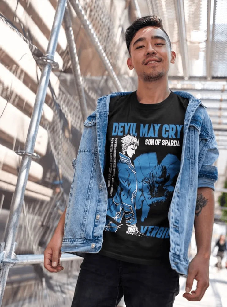 Devil May Cry virgil Unisex Men's Cotton T-Shirt All Size