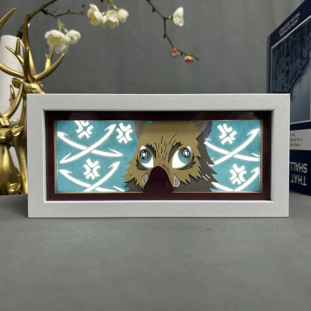 Anime LED Night Light – Haikyuu!!, Blue Lock & Demon Slayer Lamp