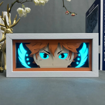 Anime LED Night Light – Haikyuu!!, Blue Lock & Demon Slayer Lamp