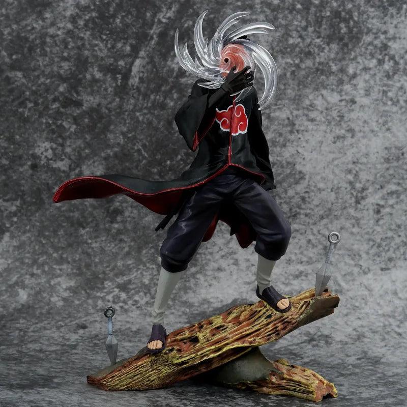 Naruto Anime Figure 26cm  Obito Uchiha Tobi Head Changeable Action Figurine Pvc Statue Model Desktop Decoration Toy Gift For Kid