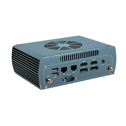 Topton Solid FU03 AI Mini Computer AMD Ryzen 7 8845HS 2*Intel 2.5G 2*DDR5 2*NVME Firewall Router Gaming PC Windows 11 4x8K WiFi6