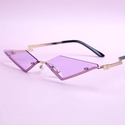 K/DA Evelynn Cosplay Glasses – Rimless Sunglasses for Fashion & Cosplay