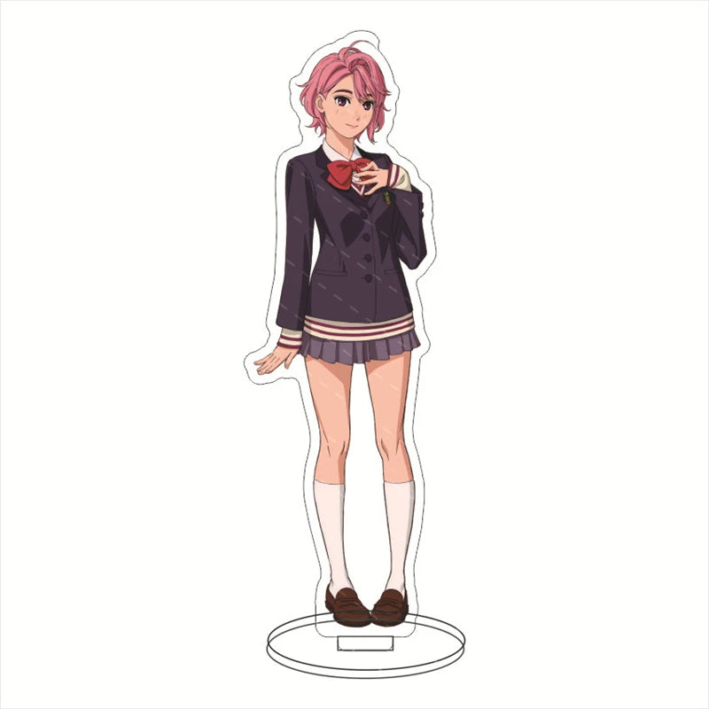 Dandadan Ayase Momo & Takakura Ken 16cm Acrylic Stand Model - Anime Gifts for Fans