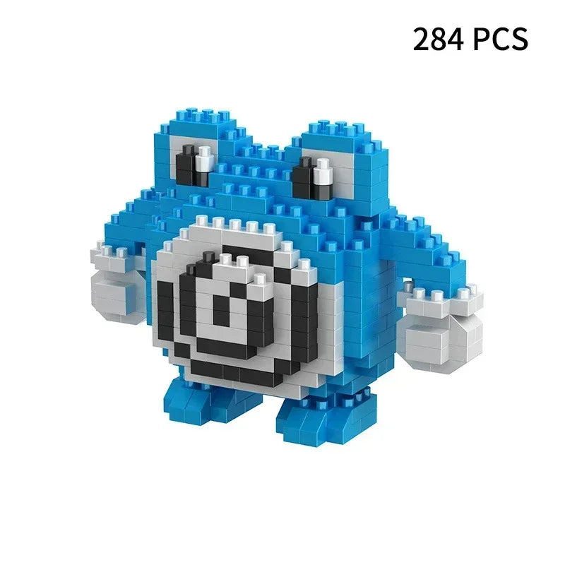 Blocks Small Cartoon Mini Building Block Pikachu Charizard Eevee Mewtwo Anime Assemble Action Pokemon  Model Dolls Toys