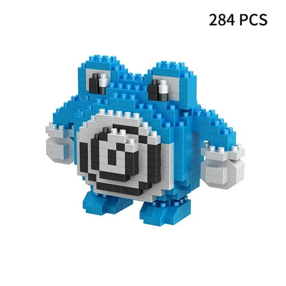 Blocks Small Cartoon Mini Building Block Pikachu Charizard Eevee Mewtwo Anime Assemble Action Pokemon  Model Dolls Toys
