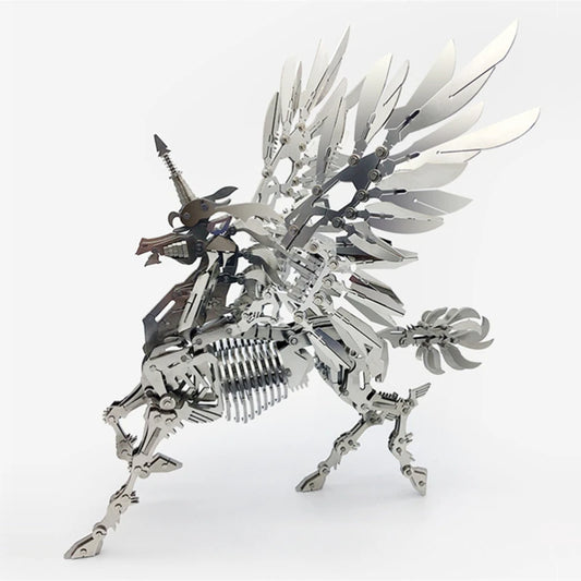 3D DIY assembly of metal insects birthday gifts holiday gifts high-quality simulated animal models unicorns foxes Metal model