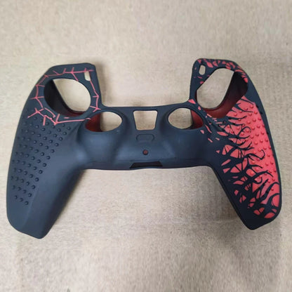 For PS5 Controller Cover Case Anti-Slip Silicone Protective Skin Compatible with PS5 Controller with Thumb Grip Cap Sticker