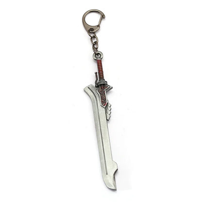 22cm Merch Virgil Yamato Katana Keychain Dante Devil May Sword 1:6 Equipment Cry Game Peripherals All Metal Sword Toy For Boy