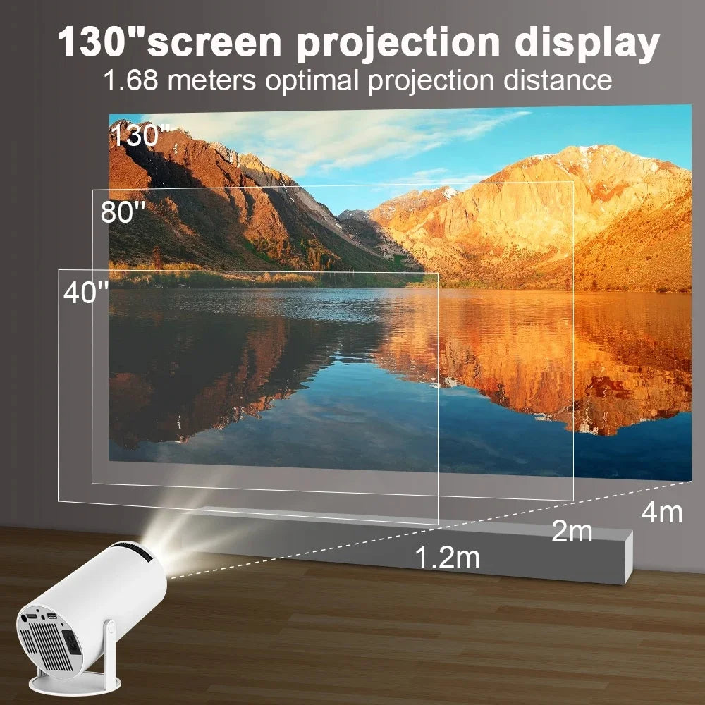 Unleash the Big Screen Experience Anywhere with the HY300 Android Smart Projector! - Rexpect Nerd