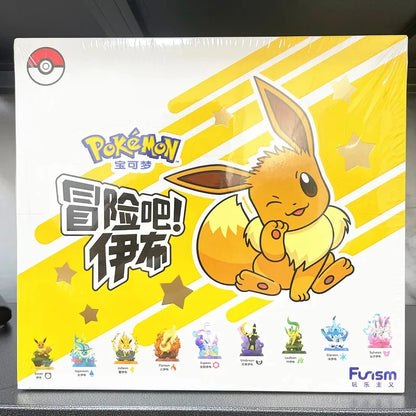 Funism 9 Style Pokemon Eeveelution Espeon Sylveon Glaceon Leafeon Vaporeon Umbreon Flareon Pokémon Model Anime Figure Ornaments