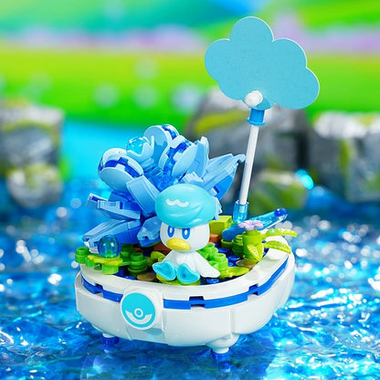 Pokemon Cartoon Pikachu Building Blocks Bulbasaur Toy Children's Assembled Model Pet Elf Kid Children Gift Compatible With Lego