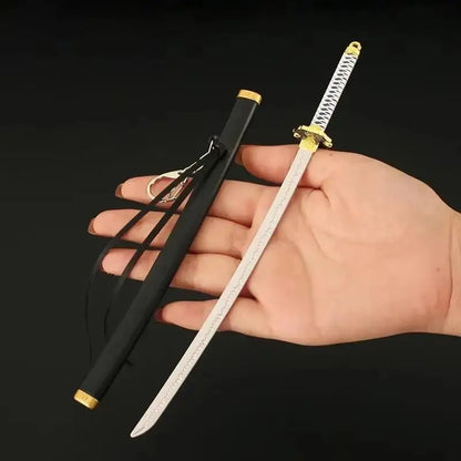 22cm Merch Virgil Yamato Katana Keychain Dante Devil May Sword 1:6 Equipment Cry Game Peripherals All Metal Sword Toy For Boy