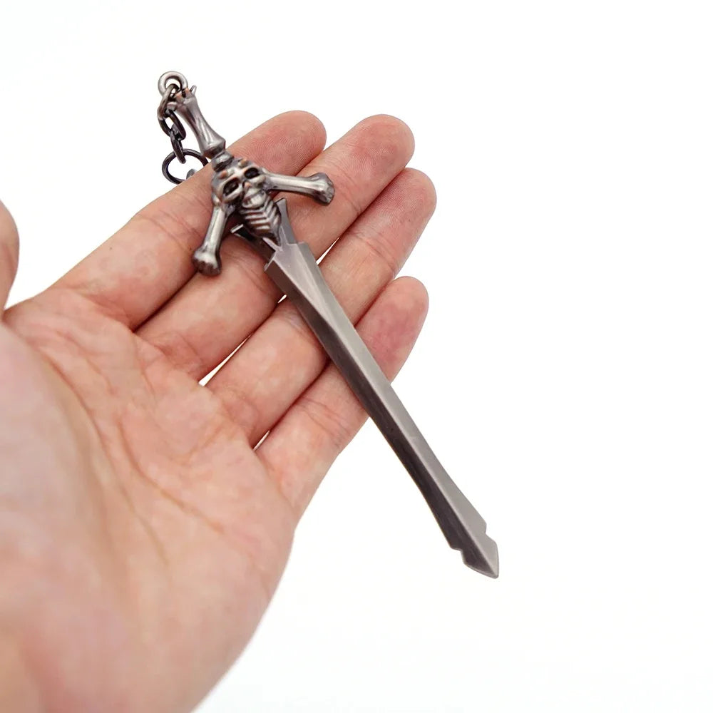 DMC Devil Dante Sword Rebellion Awakening Keychain Game Peripherals May Nero Red Queen Revolver Ebony & White Ivory Cry Keychain