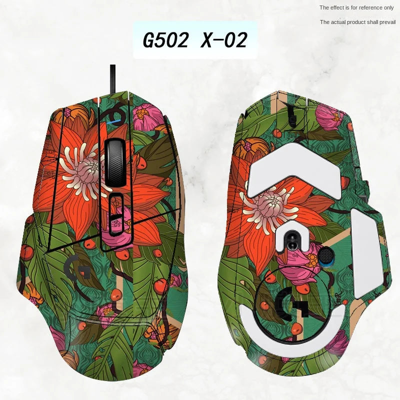 Compatible G502 X PLUS wireless/wired mouse special sticker matte protection custom all-inclusive film replacement accessories
